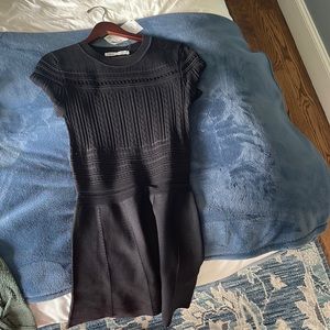 black zara dress - tag still on